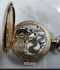 Antique 1906 Elgin Gold Filled Hunter Case Pocket Watch 0s 15J 10-H1458