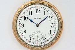 Antique 1912 16s 21j Adj. E. Howard Watch Co. Series 11 Railroad Chronometer