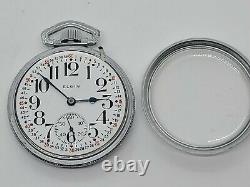 Antique 1912 ELGIN'Father Time' Montgomery Dial 21J Railroad Grade Pocket Watch