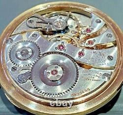 Antique 1920 Illinois SANGAMO Special RR Pocket Watch - 23 Jewels 14kGF
