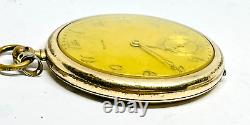Antique 1920's/30's Art Deco Rolled Gold Tempo Swiss Top Wind Pocket Watch