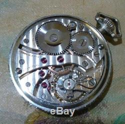 Antique 1920s GRUEN SemiThin Swiss Made 16 Jewels Pocket Watch