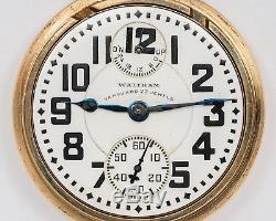 Antique 1928 Waltham 16s 23j Adjusted Vanguard with UP/DN Dial, Lossier Hairspring