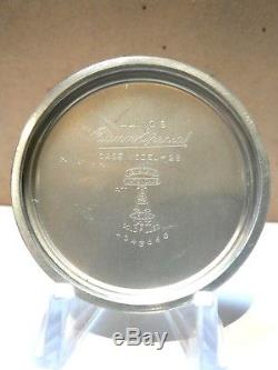 Antique 1929 16s Illinois Bunn Special 23j 60 hr RR pocket watch Near Mint