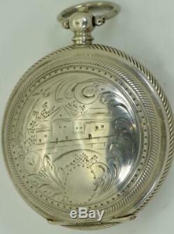Antique 19th C. Silver Dent, London pocket watch for Ottoman Market. Tughra dial