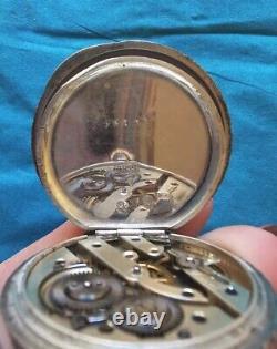 Antique 19th Century Ladies L'Excelsior Suisse Solid Silver 935 Pocket Watch
