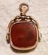 Antique 19th Century 9ct Gold And Bloodstone Agate Pocket Watch Fob