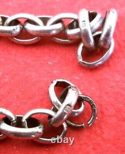 Antique 215 year old Sterling Silver Belcher Watch Chain, King George III, 1809