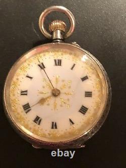 Antique 925 Silver Pocket/ Fob Watch