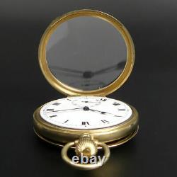 Antique 9 Ct Gold Open Face Pocket Watch Birmingham 1917 88.6 Grams In G. W. O