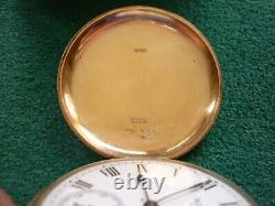 Antique 9ct Gold Waltham full Hunter Pocket Watch 89.7g GWO and great condition