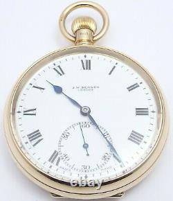 Antique 9ct gold Swiss pocket watch J. W. Benson. London In good working order