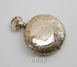Antique AMERICAN WALTHAM Women's Pocket Watch with FANCY DIAL Serviced & Working