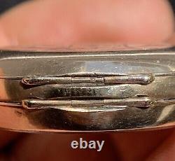 Antique A. W. W. Co Waltham USA 9ct 375 Solid Gold Ladies Pocket Watch 32mm -28.65g