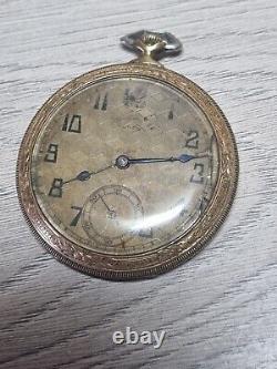 Antique Alheur Chronometre Pocketwatch Working