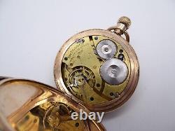 Antique Am Watch Co Waltham 1899 Fahys Half Hunter Pocket Watch