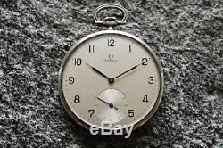 Antique Art deco Swiss OMEGA pocket watch 0.900 silver case from 1 Euro