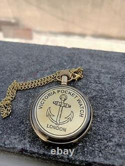 Antique Brass Elgin Pocket watch With Chain Vintage Gift for occasion 10 UNIT
