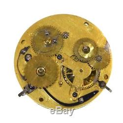 Antique C1790 Date Complication Fusee Verge Pocket Watch. Serviced