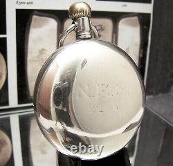 Antique C1912 Rare Pre Grouping Omega Ner North East Railway Guard Pocket Watch