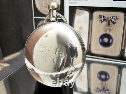 Antique C1912 Rare Pre Grouping Omega Ner North East Railway Guard Pocket Watch