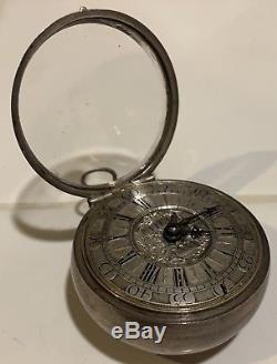 Antique Claude Viet Oignon Champleve Dial Verge Fusee Pocket Watch Repair L@@K
