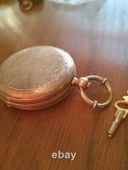 Antique Close Face pocket watch. WORKING