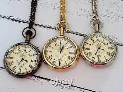 Antique Collectible Maritime Antique 2 Brass Pocket Watch For Best Gift