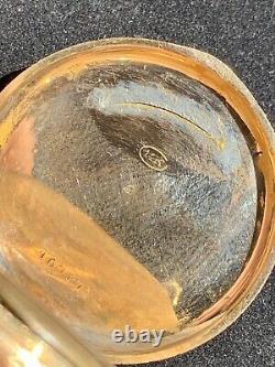 Antique Cuivre 14Ct Gold Ladies Swiss Squirrel Hallmark Pocket Watch Working 42g