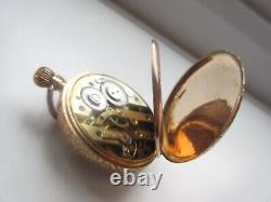 Antique Cuivre 14 Ct Gold Pocket Watch Working