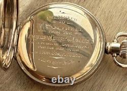 Antique Cyma 9ct Rolled Gold Half Hunter Victorian Dennison Case