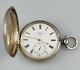 Antique Dent Fusee Silver Hunter Pocket Watch Watchmaker To The Queen 1868