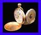 Antique Double Dial J. Trilla Solid-gold Pocket Watch. Switzerland, Circa 1890