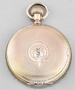 Antique ELGIN 15 Jewels Gold Hunter Pocket Watch 1897