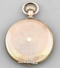 Antique ELGIN 15 Jewels Gold Hunter Pocket Watch 1897