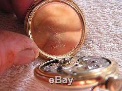Antique E- Howard Pocket Watch 14K Gold 23 Jewels Original Box Paper