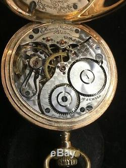 Antique E. Howard Watch Co. Pocket Watch Ser#985332 Sz 16s 17 Jewels Gold Filled
