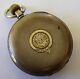 Antique Early 1900s Nidor Pocket Watch Engraved 1924 Eb