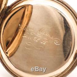 Antique Elgin 14K Yellow Gold Hunting Pocket Watch