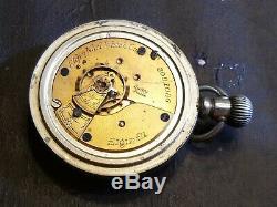 Antique Elgin Sidewinder Pocket Watch, Size 18 Made in 1889