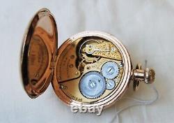 Antique Elgin U. S. A. 7 Jewel Gents Open Face Pocket Watch. Size 16. 1904