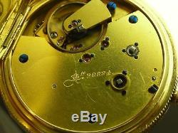 Antique English Made 18k solid gold 22 jewels Key wind Union Patent chronometer