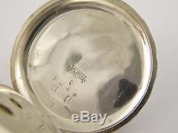 Antique Fancy 1800s Peck London Swiss Hallmarked Silver Applied Gold Dial LAYBY