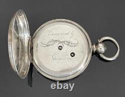 Antique Fenn & Son Greenwich Solid Silver Pocket Watch c. 1880