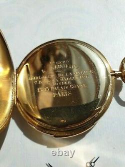 Antique French Gold 18K Minute Repeater L. LEROY Pocket Watch