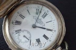 Antique G. D. Tobias Silver Key Wind Pocket Watch