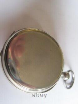 Antique Gentleman's Achille Steel Cased Key Wound Pocket Watch
