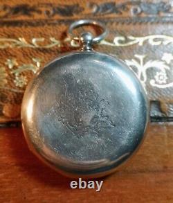 Antique Gentleman's Silver Half Hunter French Pocket Watch