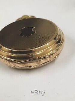 Antique Gents 14k Solid Gold Ottoman Hunter Pocket Watch (Working) PLZ LOOK