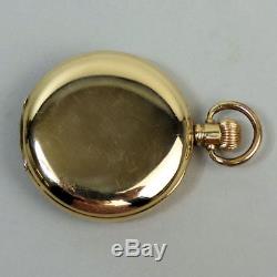 Antique Gents Gold Plated Half Hunter Pocket Watch In G. W. O. C. 1920